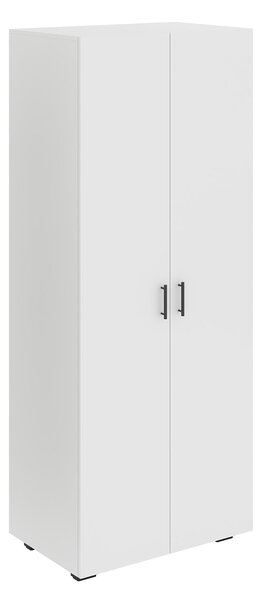 Dulap haaus Nero, 2 Usi, Alb, 80 x 52 x 200 cm