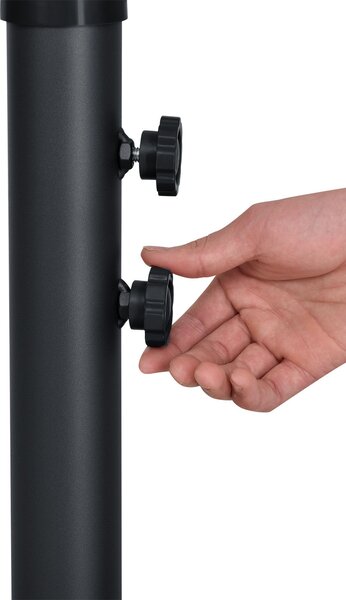 Juskys Umbrelă de soare Brazília 3,5 m - gri închis