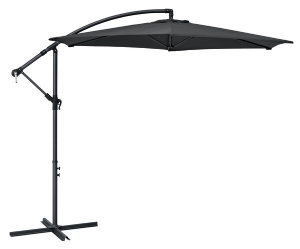 Juskys Umbrelă de soare Brazília 3,5 m - gri închis