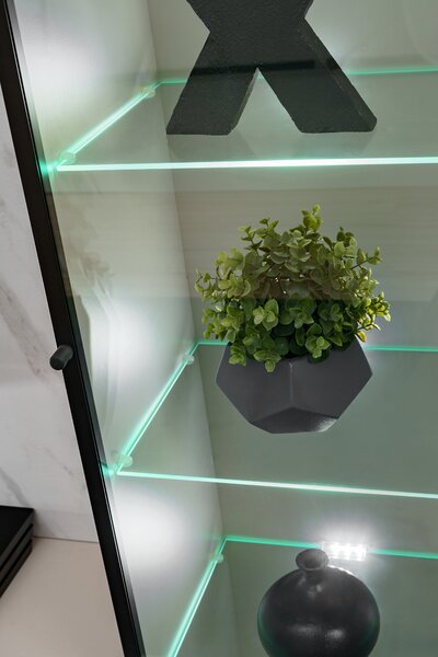 Mobilier living Glorias CCMW GL1 (cașmir + marmură albă) (cu iluminat). Promo -21%. 1156479