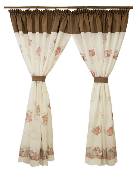Perdea Velaria carafa roz, 280x165 cm
