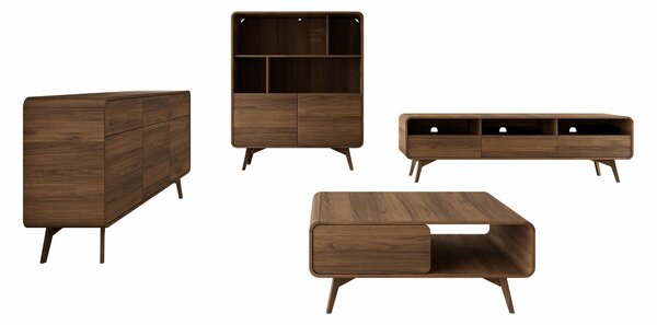 Set de living Focos, Nuc, PAL laminat