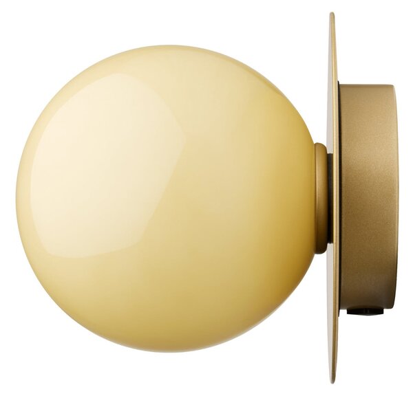Lampă de perete Nuura Aps, Liila 1 Medium, reglabil, Galben, Baie, Sticlă, Design