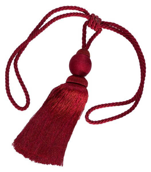 Set 2 canafi textili Larissa, 77 cm - grena