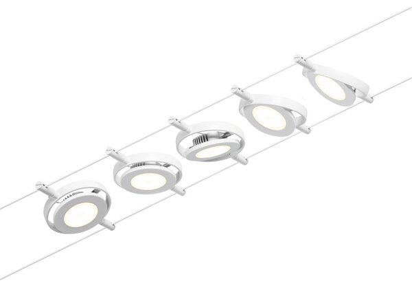 Plafoniere Paulmann, Wire RoundMac, Alb, Zona coridorului, Metal, Modern