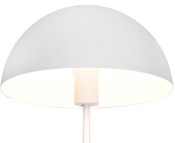 Trio Lighting Lampă de masă Nola, înălțime 45 cm, alb, Alb, Camera de zi / sufragerie, Metal, Scandinavă