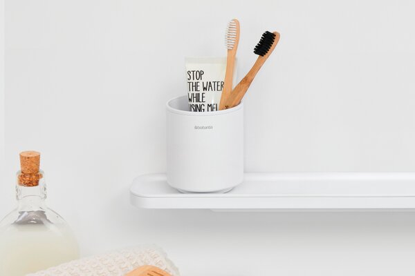 Brabantia MindSet cană pentru spălat dinți alb 303265