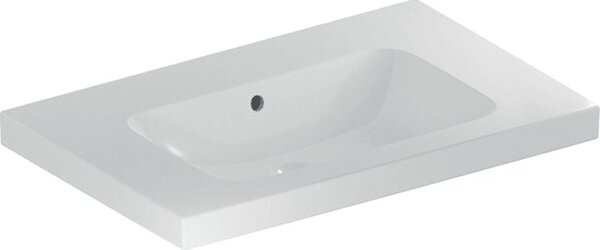 Geberit iCon lavoar 75x48 cm dreptunghiular mobilier alb luciu 501.839.00.3