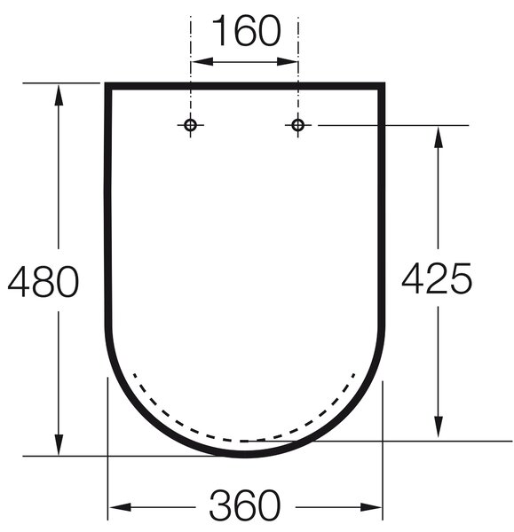 Roca Inspira capac wc SoftClose A80153265B