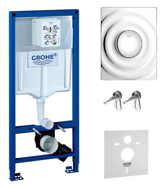 Set cadru încastrat Grohe Rapid SL 38539001, buton de spălare Grohe Surf 38574000