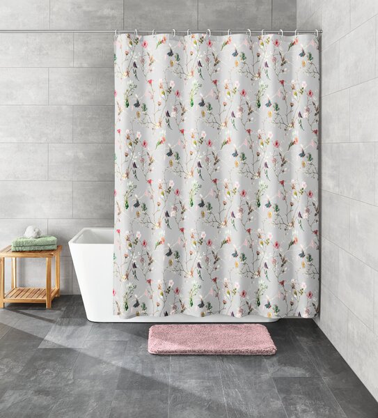 Kleine Wolke Flores perdea de duș 200x180 cm multicolor 7806148305