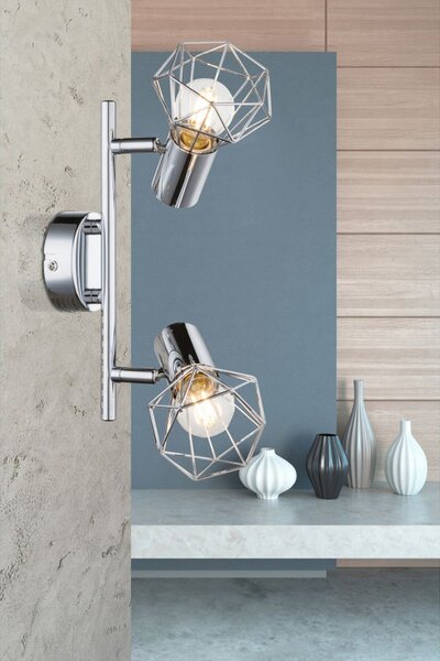 Globo Lighting Xara I lampă de tavan 2x40 W crom 54802-2