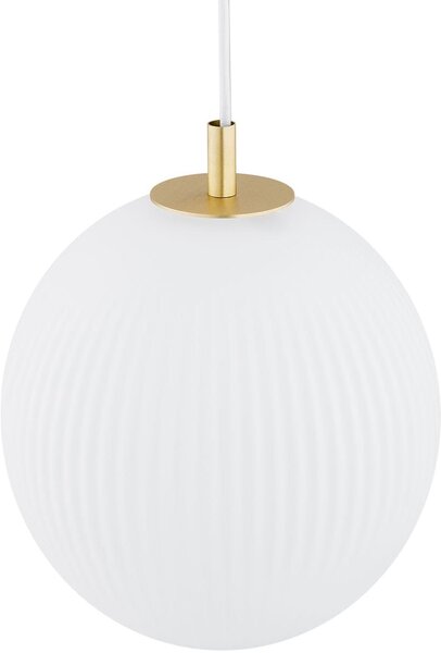Argon Paloma lampă suspendată 1x15 W alb-alamă 8507