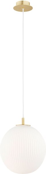 Argon Paloma lampă suspendată 1x15 W alb-alamă 8507