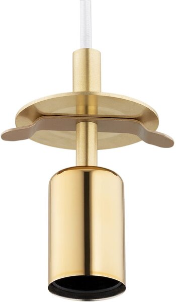 Argon Paloma lampă suspendată 1x15 W alb-alamă 8507