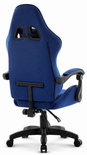 Scaun de gaming HC-1000 NAVY - tesatura catifea