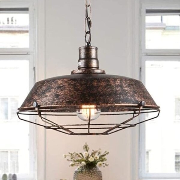 Abigali Retro lampă suspendată 1x8 W cupru ABIGALI-PLE27