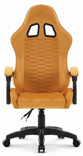 Scaun de gaming HC-1000 MUSTARD - tesatura catifea