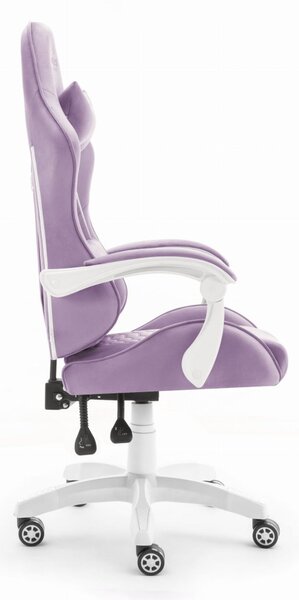 Scaun de gaming HC-1000 PURPLE - tesatura catifea