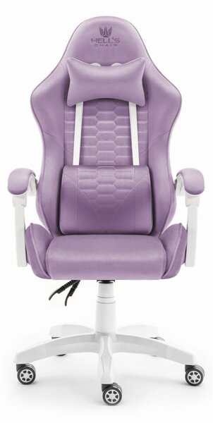 Scaun de gaming HC-1000 PURPLE - tesatura catifea