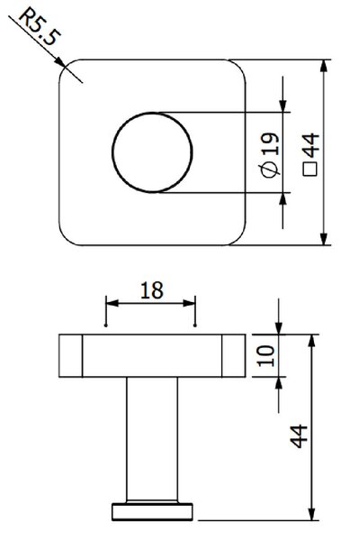 Kludi Vela S suport prosop auriu 25984N0