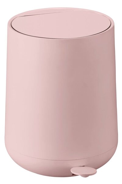 Coș de gunoi cu pedală Zone Nova, 5 l, roz