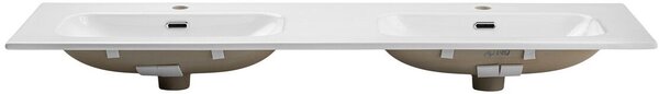 Comad Fly lavoar 141x46 cm dreptunghiular mobilier alb luciu FLY 140D DP ( E-8073-140D )