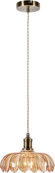 Markslöjd Kurage lampă suspendată 1x40 W alamă-chihlimbar 108858