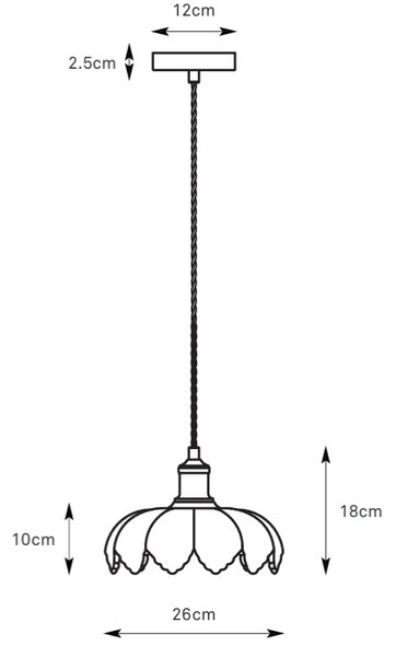 Markslöjd Kurage lampă suspendată 1x40 W alb-alamă 108857