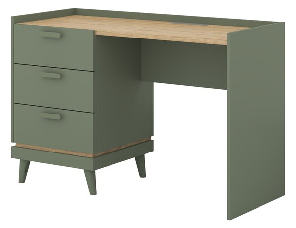 Birou Fertalu 103Cu sertare, 8x12x5cm, Stejar, Verde