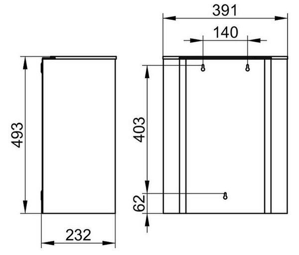 Keuco Plan cos de gunoi 30 l negru 14988370000