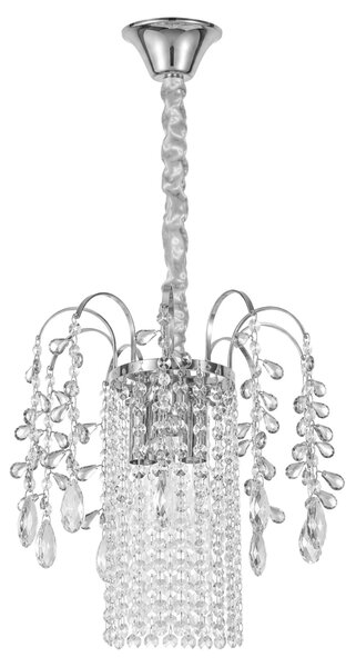 Lampă suspendată din cristal SWE089-CP 30cm CHROME