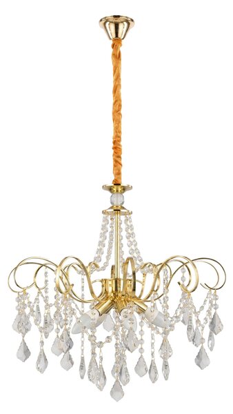 Lampă suspendată din cristal SWE081-CP 60cm GOLD