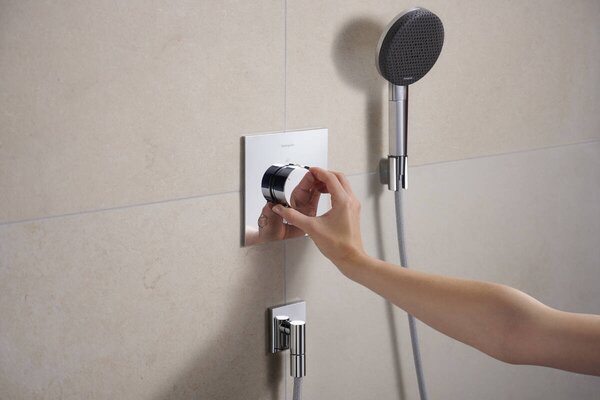Hansgrohe Ecostat Comfort E baterie cadă-duș ascuns cu termostat crom 33711000