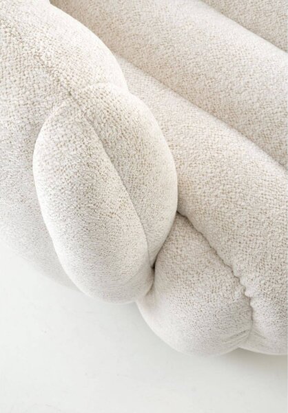 Fotoliu pivotant tip bubble Fraser crem