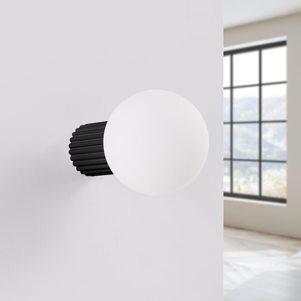 Sollux Lighting Halo lampă de perete 1x8 W alb-negru SL.1712