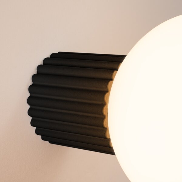 Sollux Lighting Halo lampă de perete 1x8 W alb-negru SL.1712