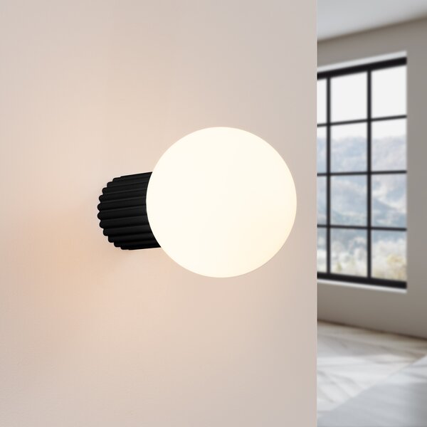 Sollux Lighting Halo lampă de perete 1x8 W alb-negru SL.1712