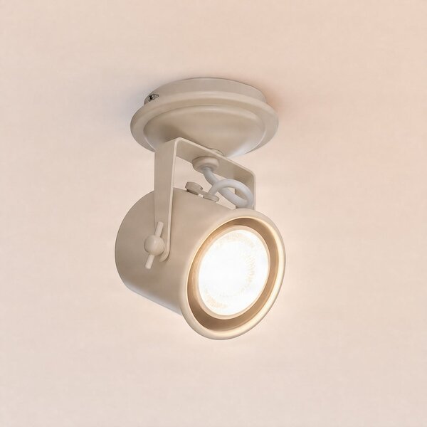 Argon Spot de tavan Canico, 1 bec, crem, Bej, Camera de zi / sufragerie, Metal, Modern