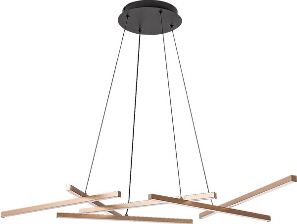 Rabalux Severine lampă suspendată inteligentă 5x40 W alb-negru-auriu 72369