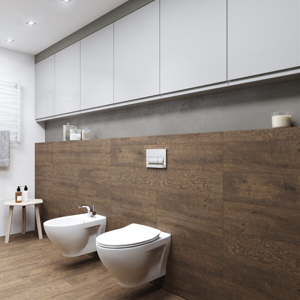 Cersanit Moduo dulap 59.4x14.1x80 cm laterala pe perete alb S590-016-DSM