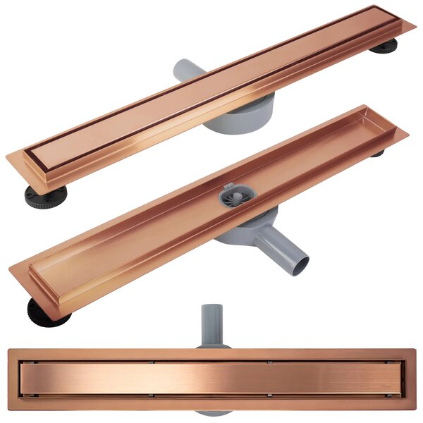 Rea Neox Pro Brushed Copper rigolă liniară 70 cm cupru REA-G4801