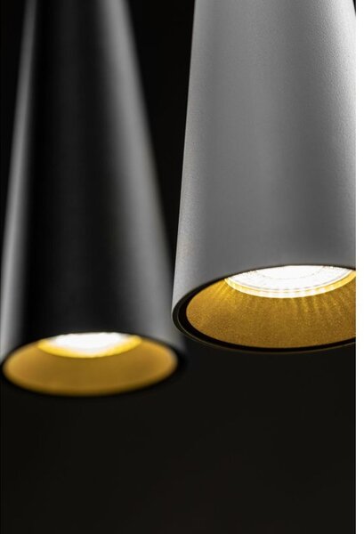 GTV Evi lampă suspendată 1x40 W negru OS-EVI-GU10-10-DEC
