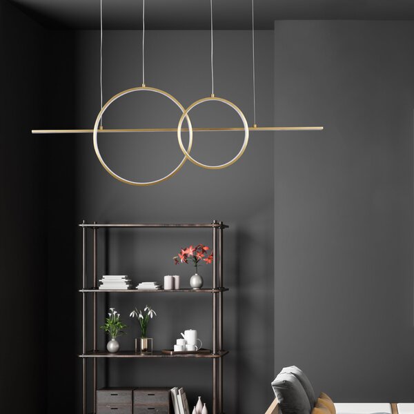 Goldlux Laura lampă suspendată 1x42 W auriu 331809