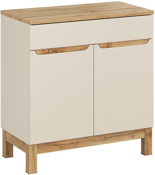 Set dulap Comad Bali Cashmere BALI CASHMERE 82-80-46-2D, blat Comad Adel Oak BLAT UN. 89-80-B WOTAN