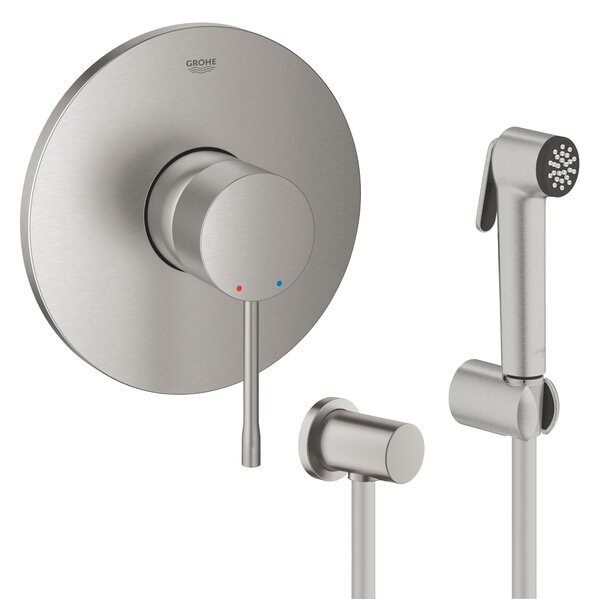 Set baterie de duș Grohe Essence 24057DC1, set baterie bideu Grohe Tempesta 27513DC1, 27057DC0