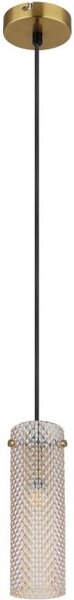 Globo Lighting Karolo lampă suspendată 1x40 W auriu-chihlimbar 15775H