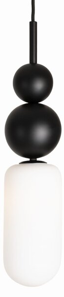 MaxLight Nova lampă suspendată 1x7 W alb-negru P0641
