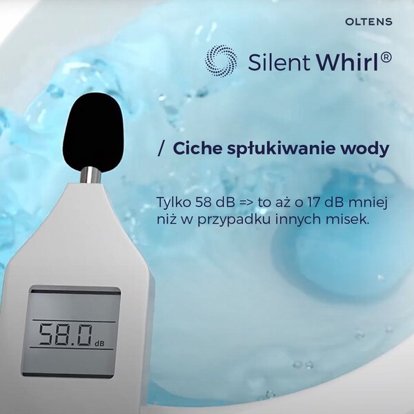 Oltens Hamnes vas wc compact cu spălare turbionară alb 44001000