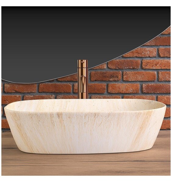 Rea Freja lavoar 51x14 cm de blat mat REA-U6689